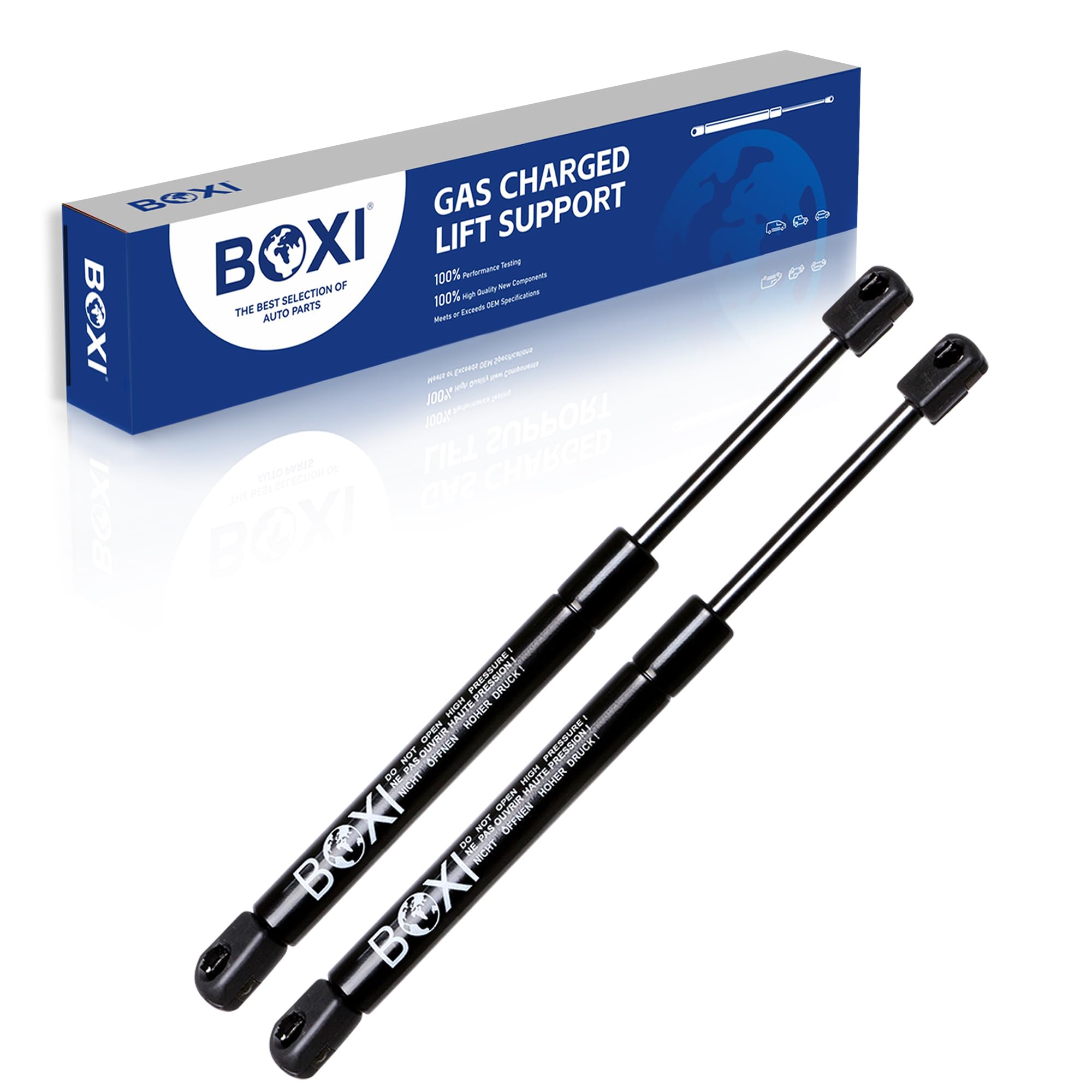 BOXI 2pcs Front Hood Gas Charged Lift Support Strut Shocks Spring Dampers For 2005 To 2007 Buick LaCrosse 10336391