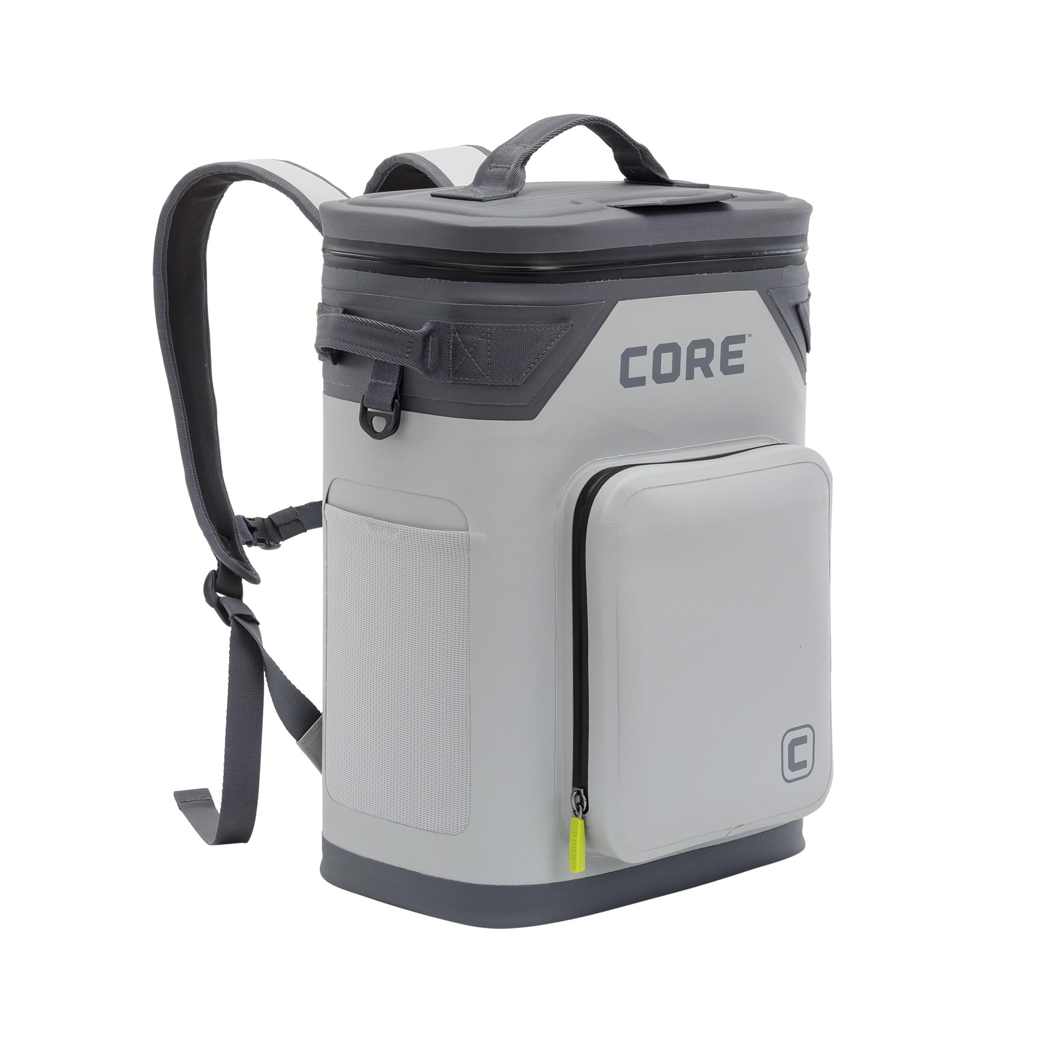 CORE Magnetic Leak Proof Soft Cooler with Waterproof Zipper | Insulated Bag Portable Ice Chest Box | Best Soft Cooler for Food & Beverages for Tailgating, Car Camping, Travel, and Family Beach Picnics