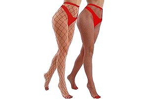 Two Styles Mesh Fishnet Stockings for Sultry Expressions