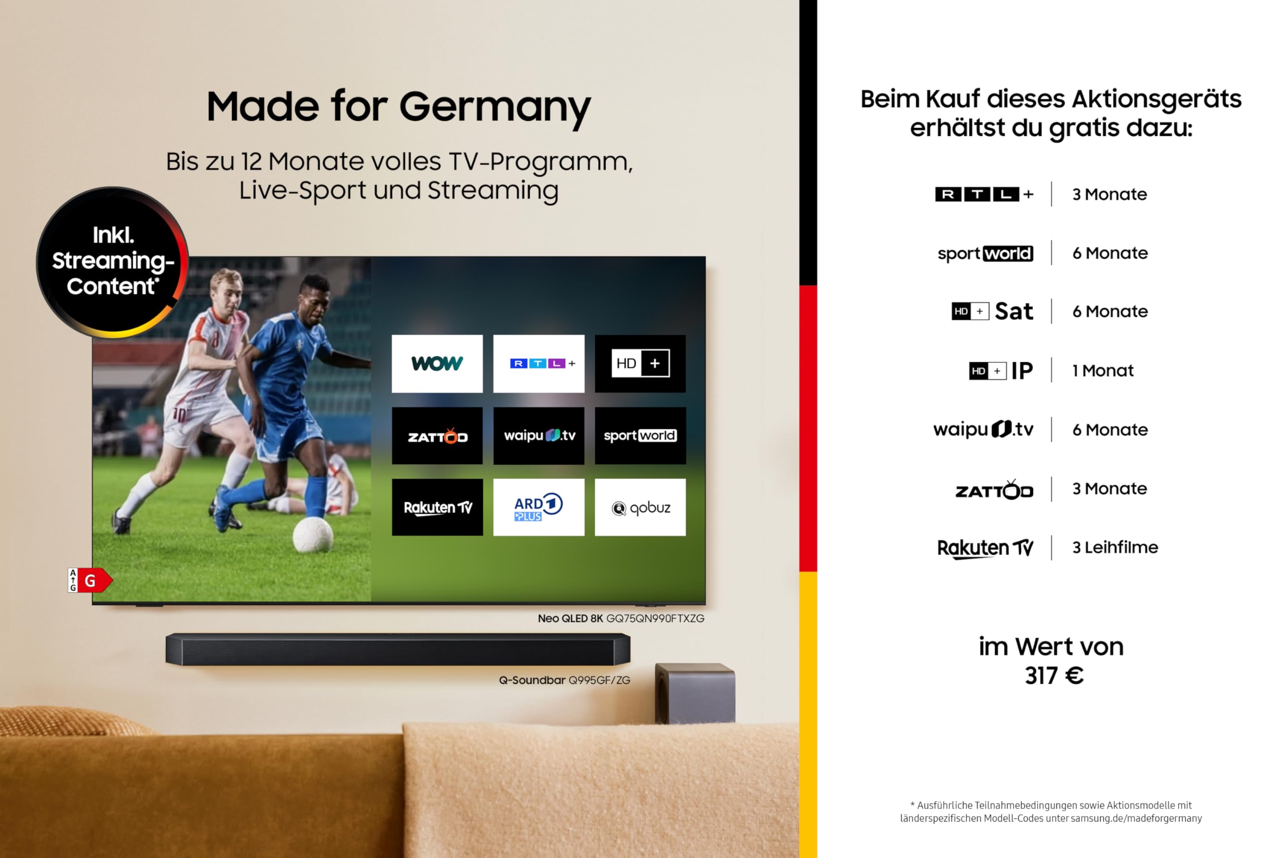 Samsung GQ75Q6FAAU QLED-Fernseher (189 cm/75 Zoll – Bild 2