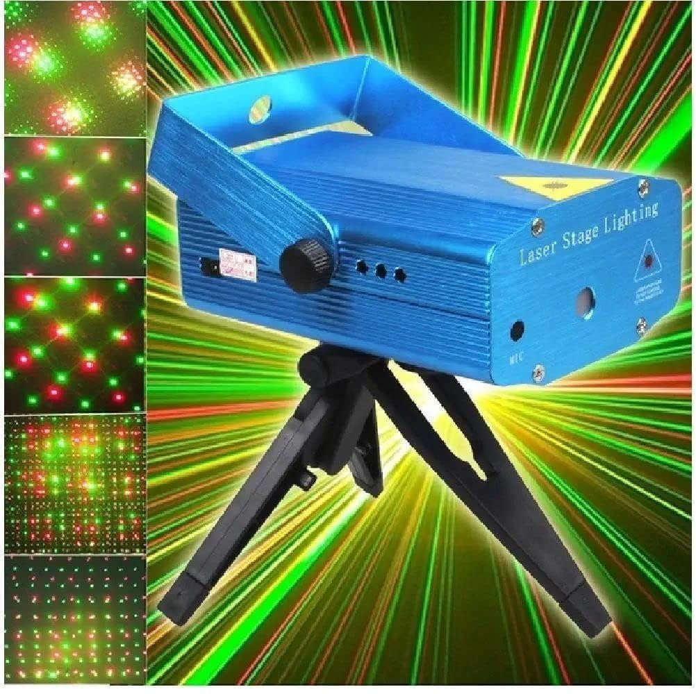 Mini Laser Light Projector Sound Activated Dj Party Light Portable |  Desertcart Seychelles, image size:1002x1000