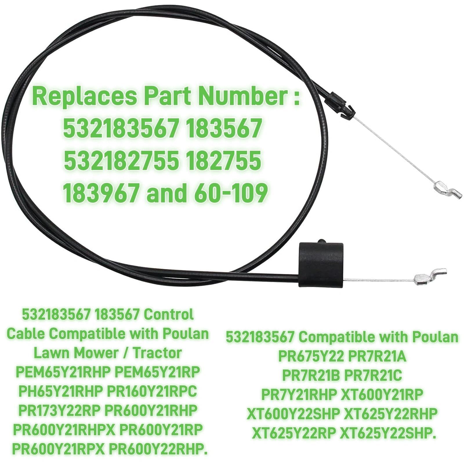 Husqvarna Engine Control Cable Replacement -3
