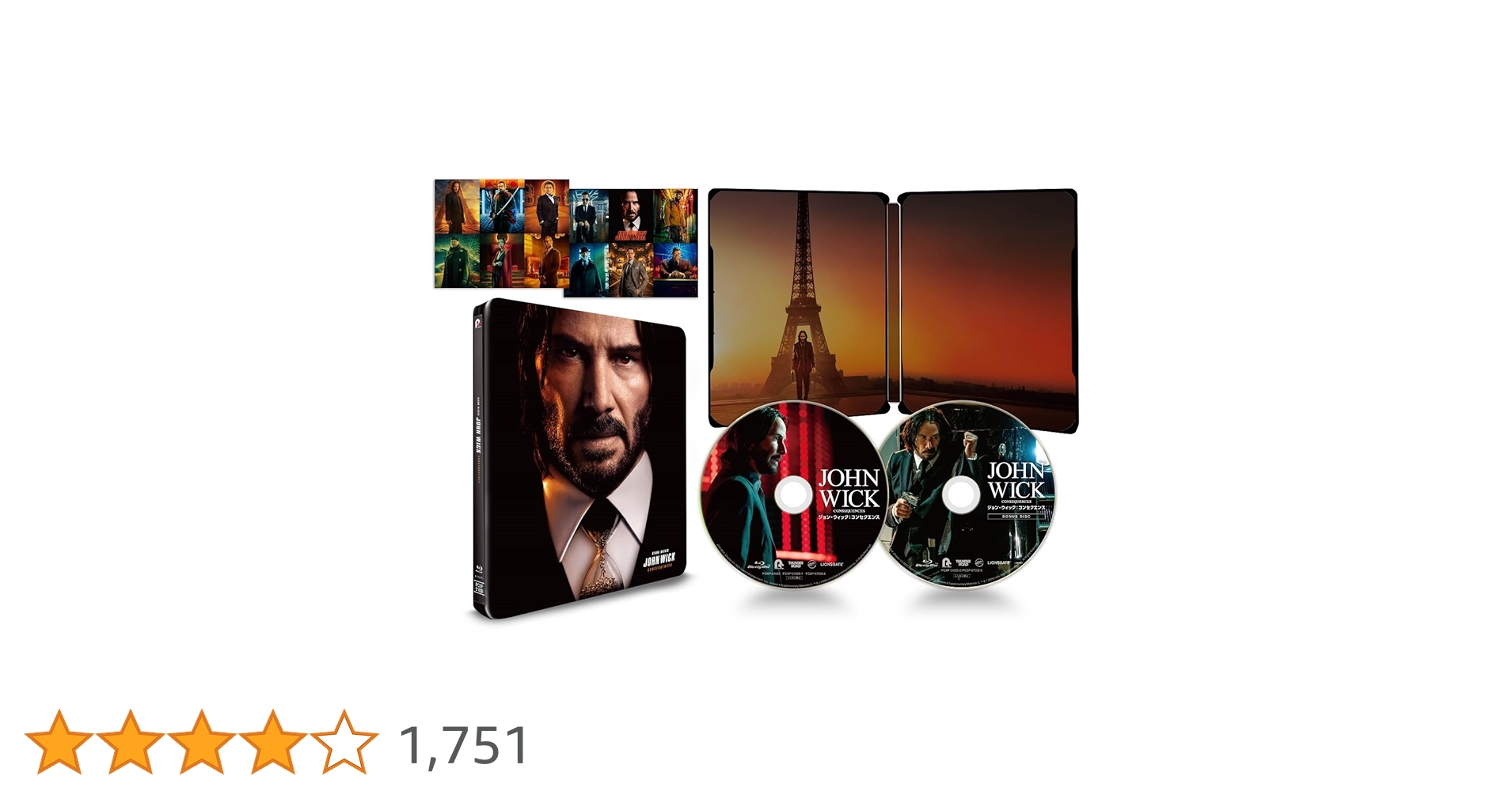 Amazon.co.jp: ジョン・ウィック：コンセクエンス Blu-ray