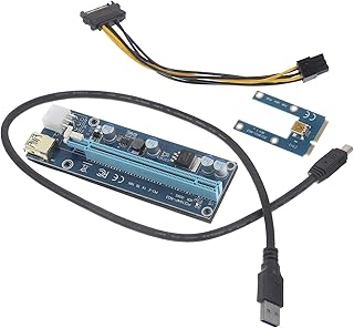 HOMSFOU Scheda Grafica Esterna Per Laptop Adattatore Pci-e Pci- Cavo Usb Espandi Le Prestazioni Video Del Tuo Notebook Per Giocatori e Appassionati Di Multimedia
