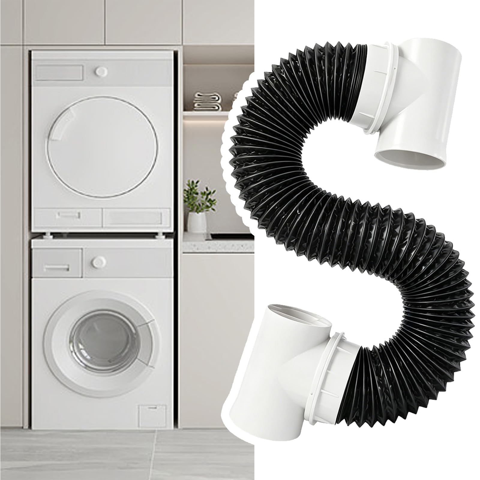 Paquete consistente de mangueras para Secadora con características a Prueba de Calor para función Estable Accesorios de ventilación para Secadora