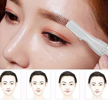 Amazon | 電動シェーバー 眉毛 低エネルギー 眉毛トリマー ミニ
