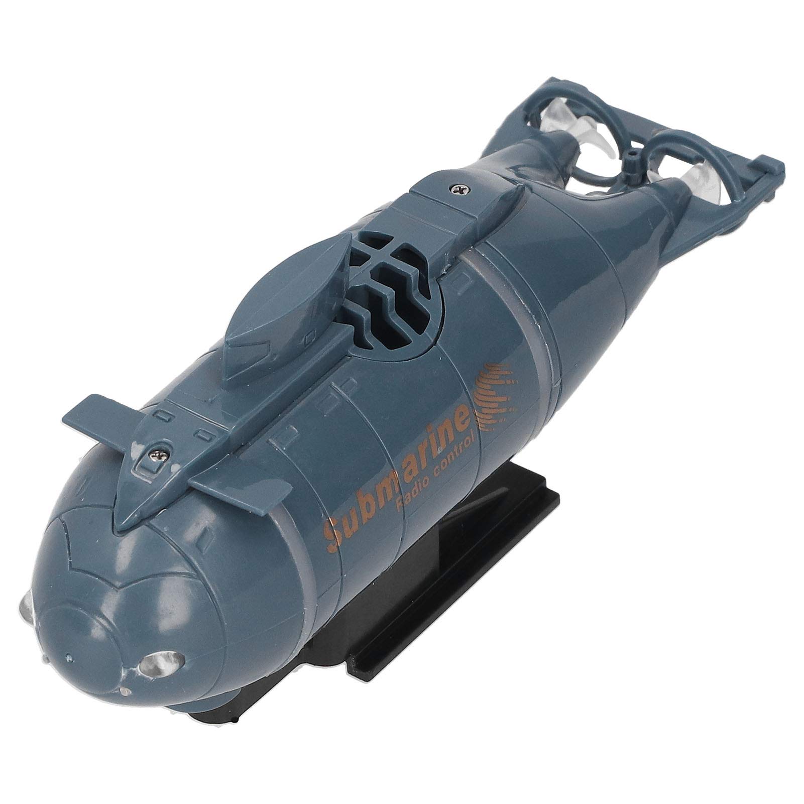 Drfeify Mini Submarino eléctrico, 2.4G Inalámbrico 6 Canales RC Submarino Impermeable Mini Barco de Buceo eléctrico Juguete de Regalo para niños(Azul)