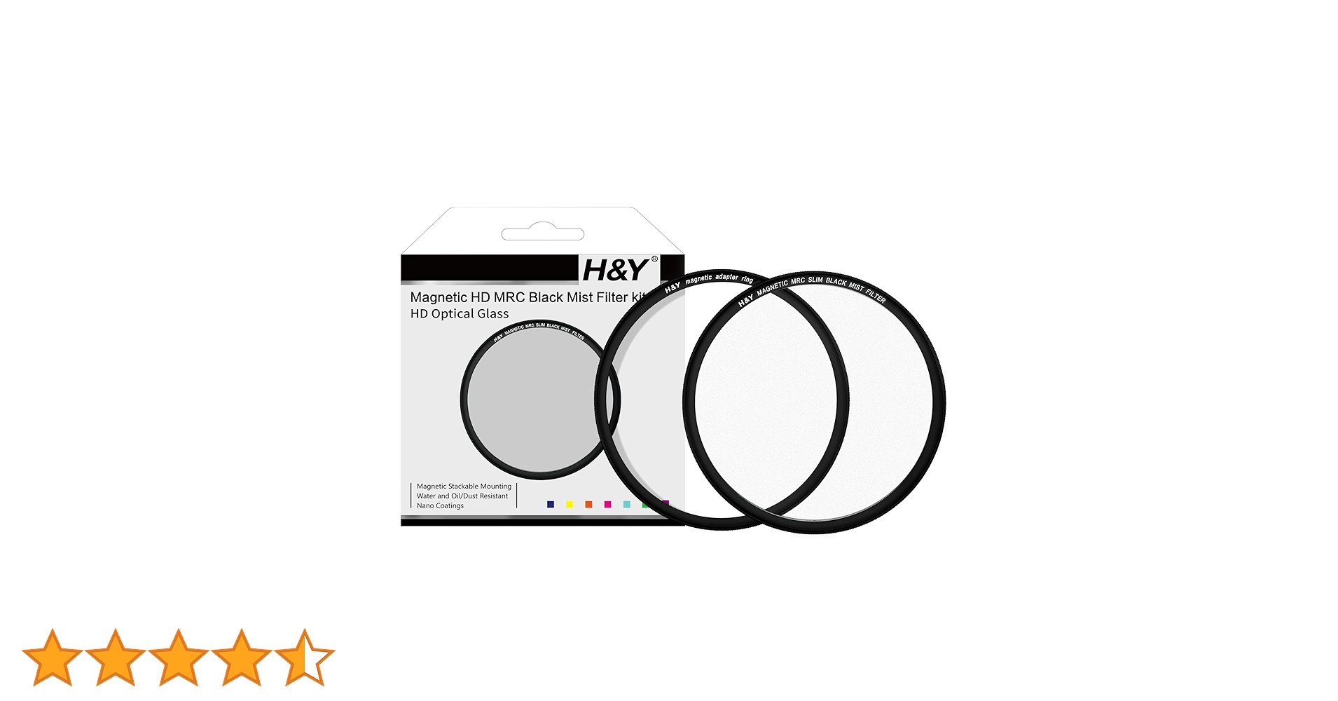 H&amp;Y ブラックミスト 82mm マグネット Amazon | H&Y ブラックミスト 82mm マグネティック HD ブラック