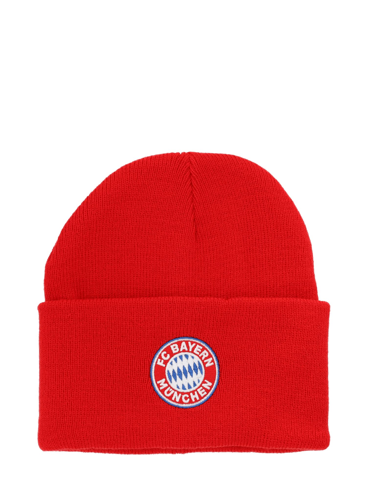 FC Bayern München I Strickmütze Logo I Kinder I Rot