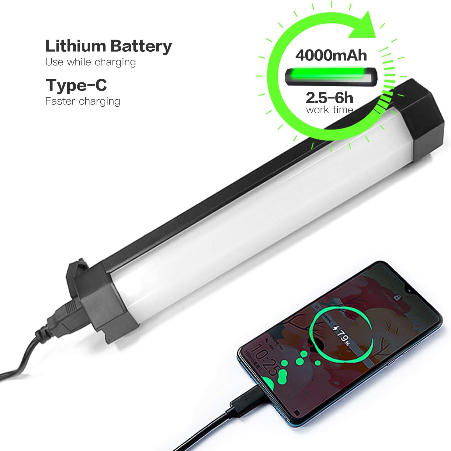 Gеt Chеар Prісе Handheld Photography Light Wand,Waterproof RGB Video Light for Video Recording Portrait TikTok,3000-6000K Led Tube Wand Lights P200 with APP and Remote Controller,4000mAh Built-in Magnetic