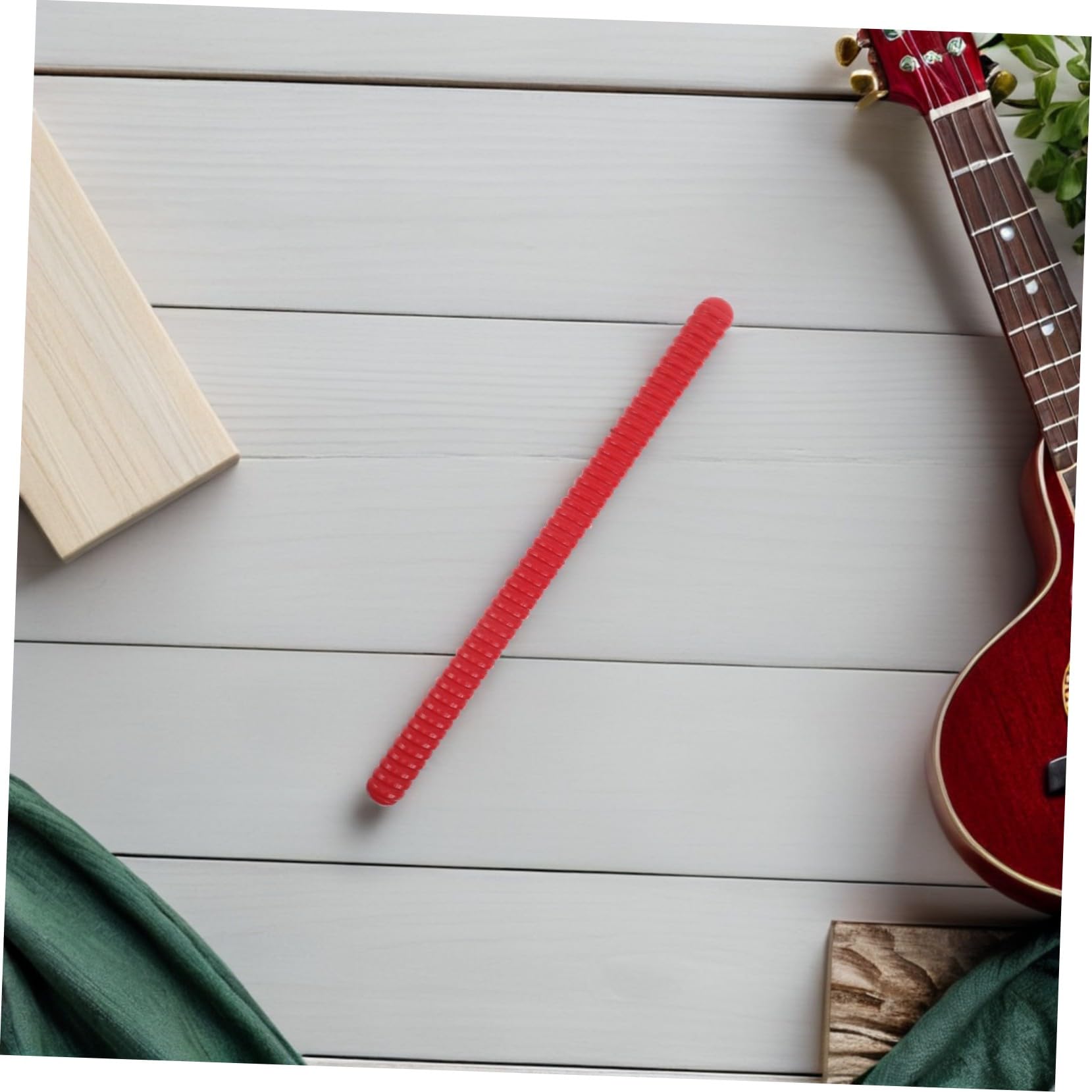 Baquetas Rítmicas Musicales 4 Piezas de Madera en Espiral para Niños
