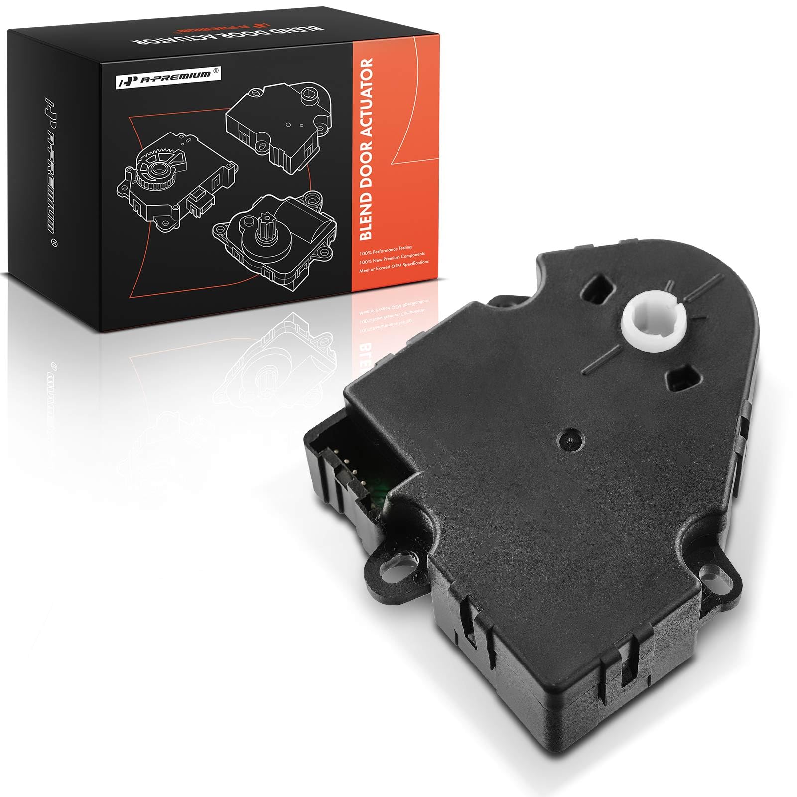 A-Premium HVAC Heater Blend Door Actuator, Compatible with Chevrolet, GMC Models Blazer, Express, Suburban, Savana, Tahoe, Yukon & Buick Skylark &