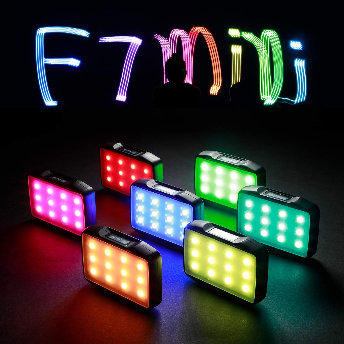 Amazon | FalconEyes F7 ミニ 5W ポケット RGB LEDライト オンカメラ