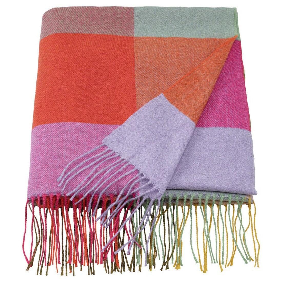 IKEA SKUGGBRÄKEN Throw, Multicolour/Check Pattern, 120x160 cm (47x63)