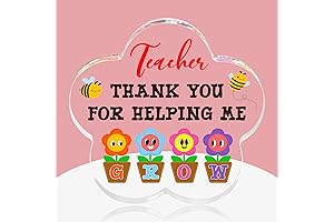 WaaHome Personalized Thankful Teacher Appreciation Gifts for Women