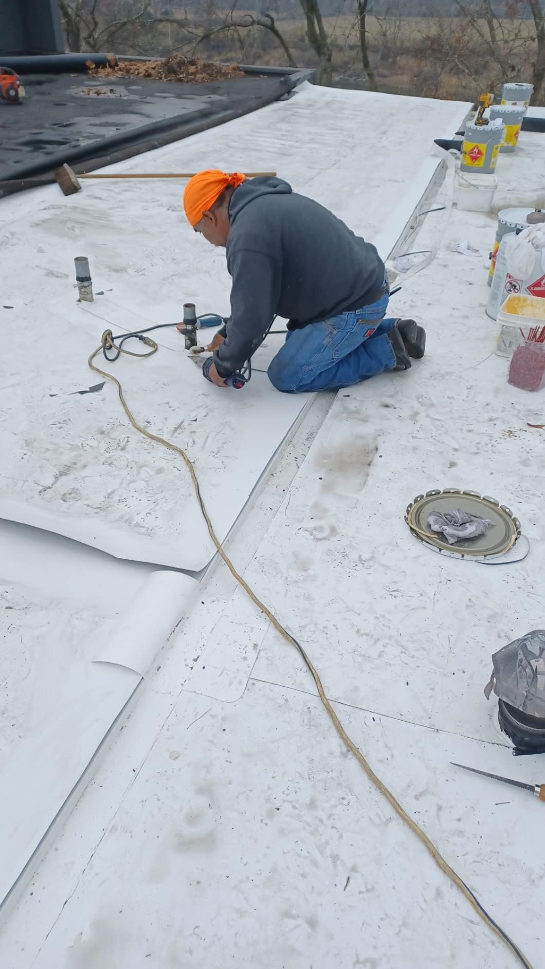 Weldy Professional 110V 1600W Hot Blast Torch Heat Welding Gun Welder Pistol Tool Hot Air Gun PVC Flooring — view 6