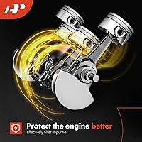 Vista 4 de A-Premium Conjunto de filtro de combustible compatible con Porsche Panamera 2010 2011 2012 2013 2014 2015 2016, 3.0L 3.6L 4.8L, repuesto #