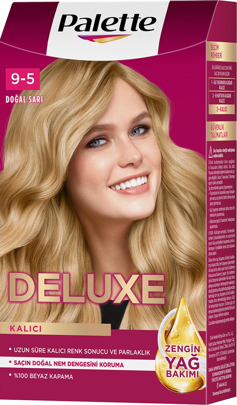 Palette Deluxe Saç Boyası 9-5 Doğal Sarı 50 Mililitre