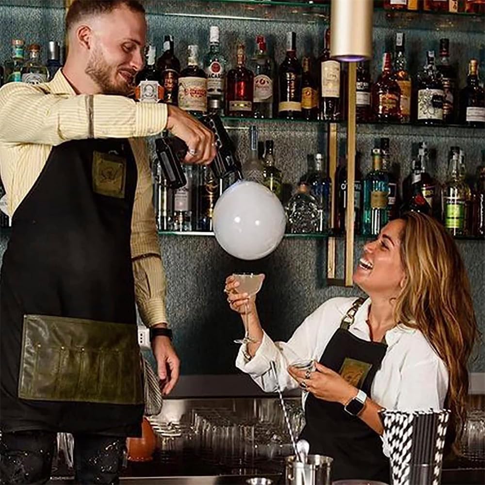 Kit per affumicatore portatile per cocktail, facile da usare, per interni ed esterni, accessorio per alimenti, regalo per bevande/cocktail/bar/cucina, con cavo USB, facile da trasportare