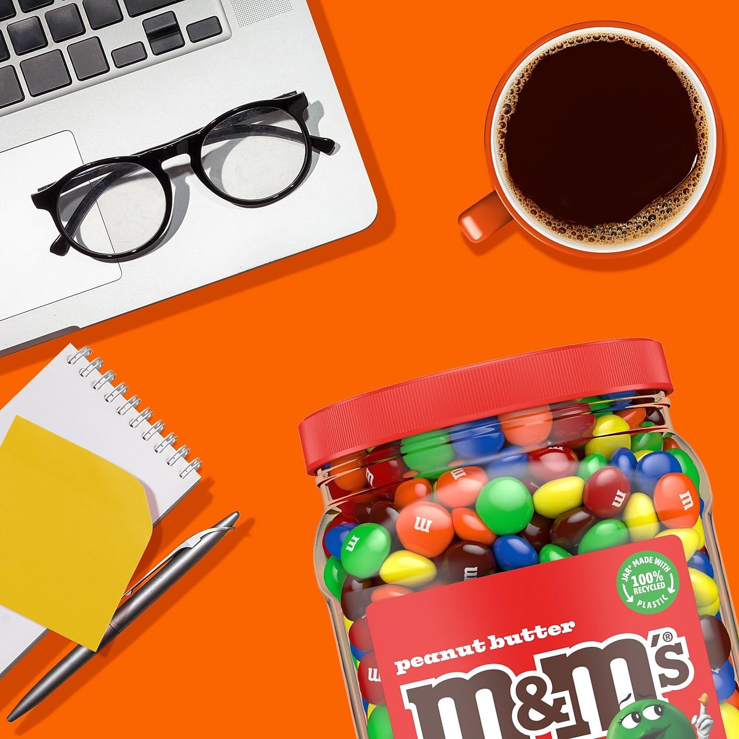 M&M'S Peanut Butter Erdnussbutter Chocolate Candy 55 oz 1,559 kg