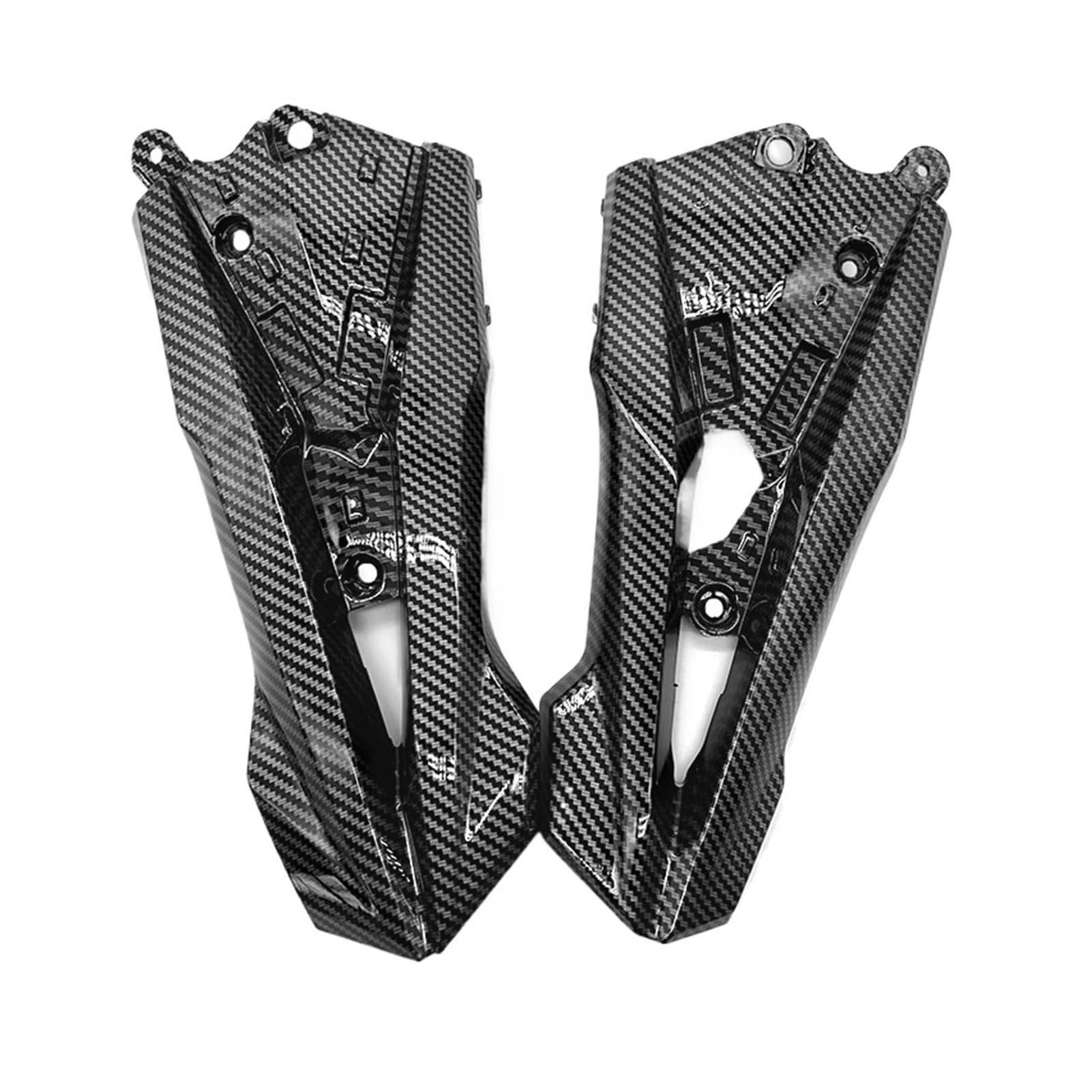 Carenado Protector del Panel de la Cubierta Lateral de la Motocicleta | Compatible con Kawasaki Z800 13-17.(Matte Black-1 Set)