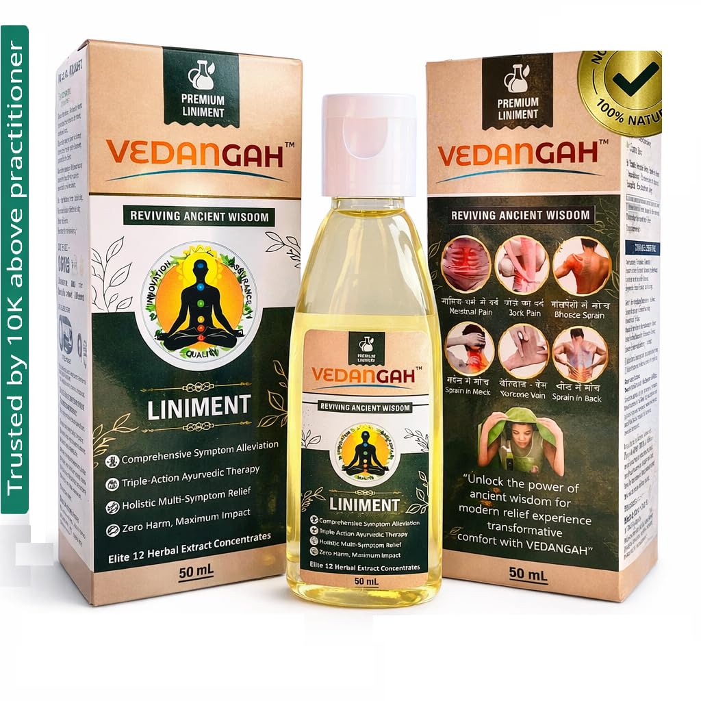 Vedangah Ayurvedic feet pain | knee pain | cramp relief | muscle pain relief | body pain | arthritis pain relief | leg pain 50 ml strong oil Pack of 2-image-35