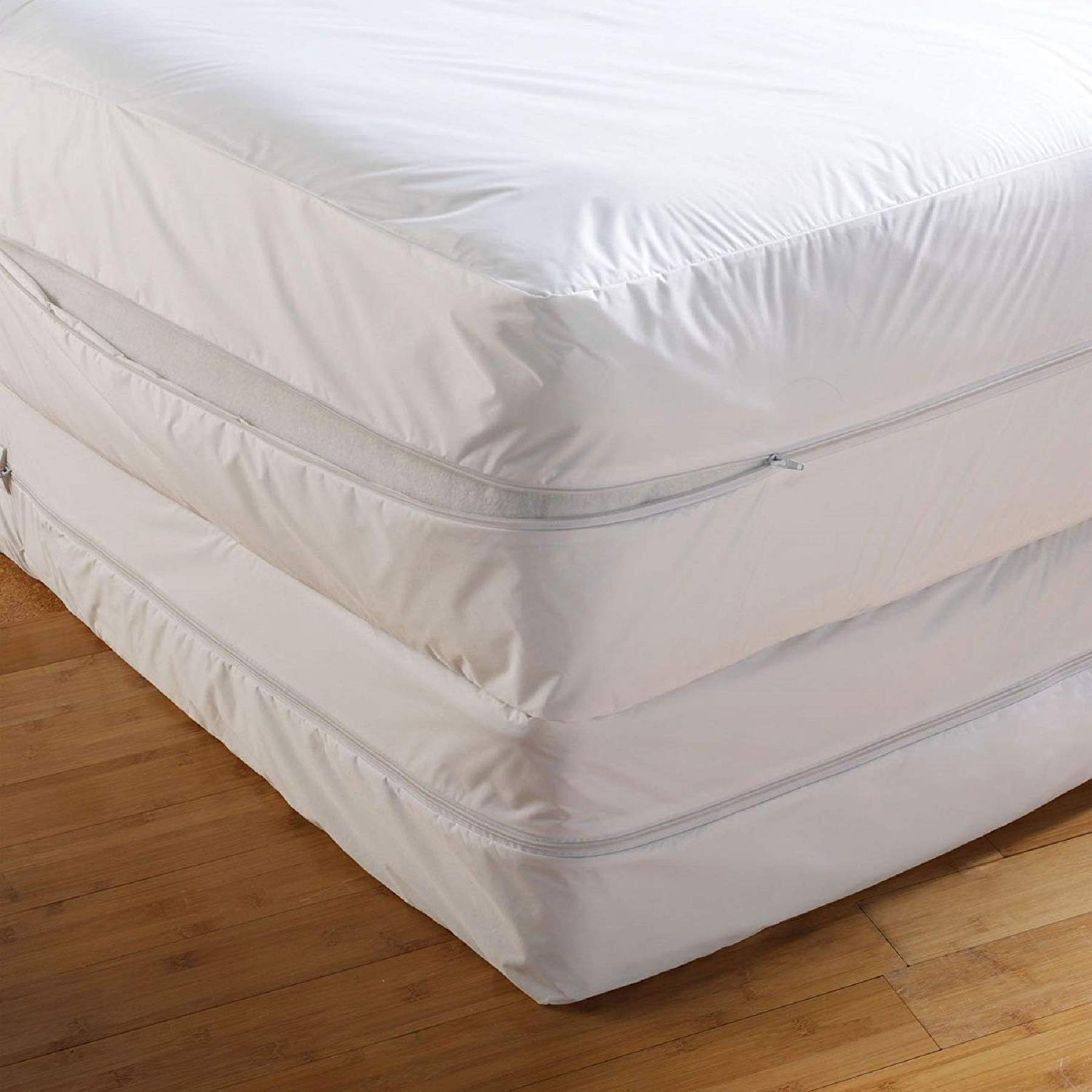 Super King Lab Certified Bed Bug Proof Mattress Protector Cover Encasement Anti Bed buglNon Noisy|,Anti allergy Dust Mites Proof Help Ease Asthma