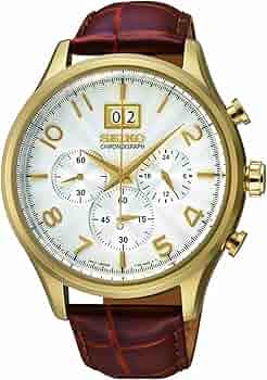 Amazon.co.jp: [セイコー]SEIKO クラシック 100m防水 ビッグ