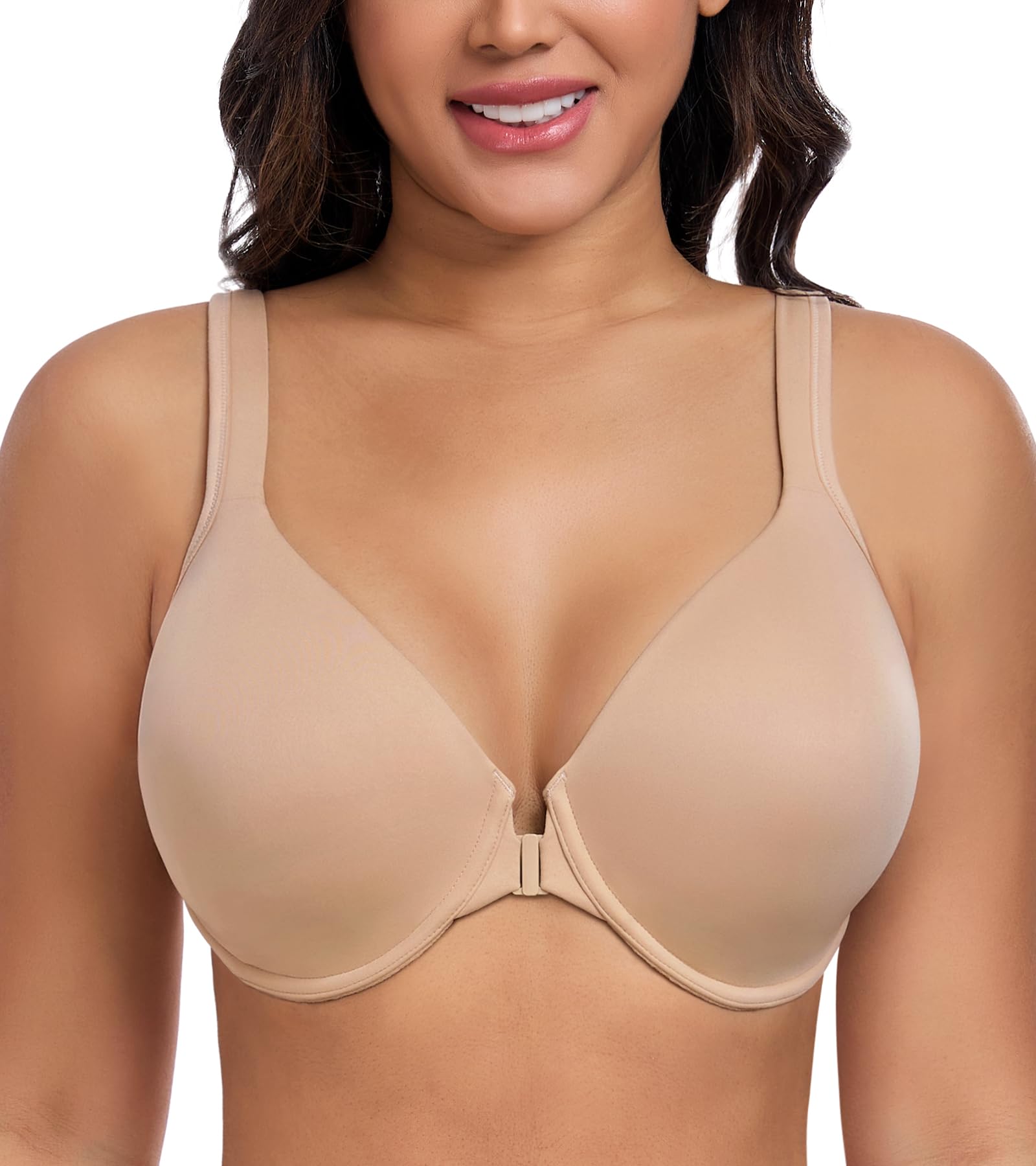 DotVol Women's Front Closure Underwire Posture Bra