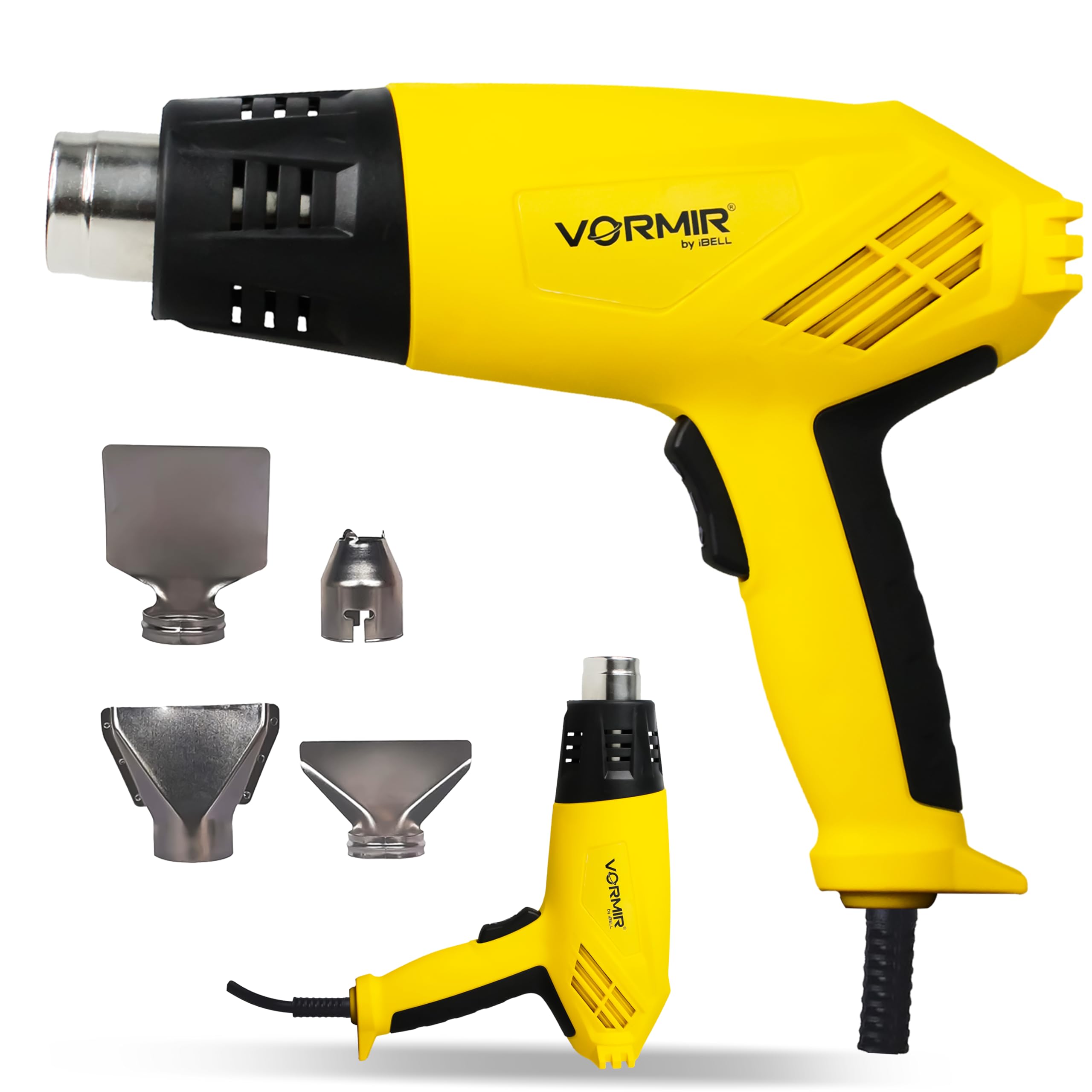 iBELL VORMIR VR HG20-50 Heavy Duty Heat Gun 2000W | Dual Temperature 50°C/600°C | Hot Air Blower for Paint Removal, Shrink Wrapping, Plastic Bending & DIY Applications- 6 months warranty-image-5