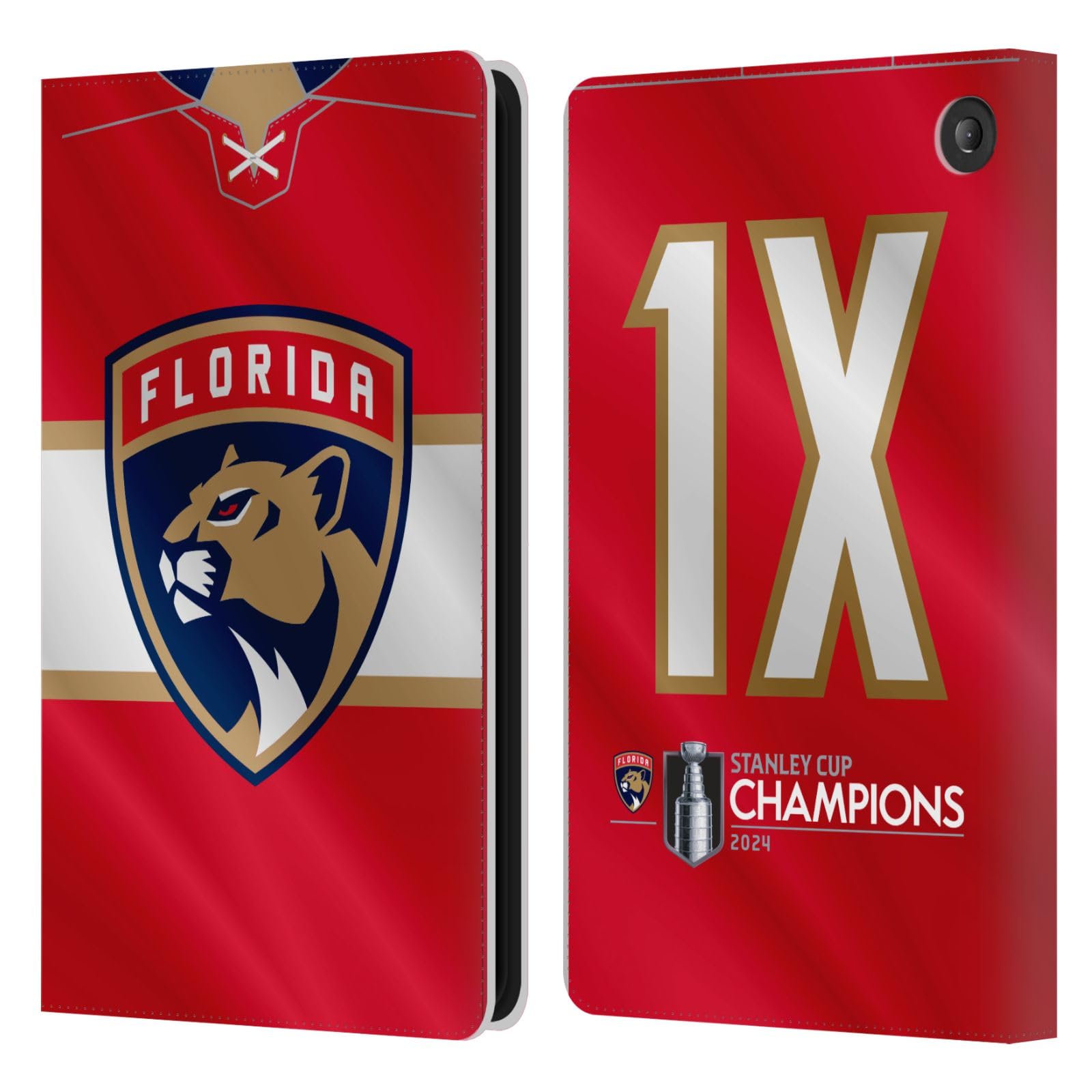 Étui rabat Amazon Fire 7 2022 Florida Panthers pour éviter les rayures
