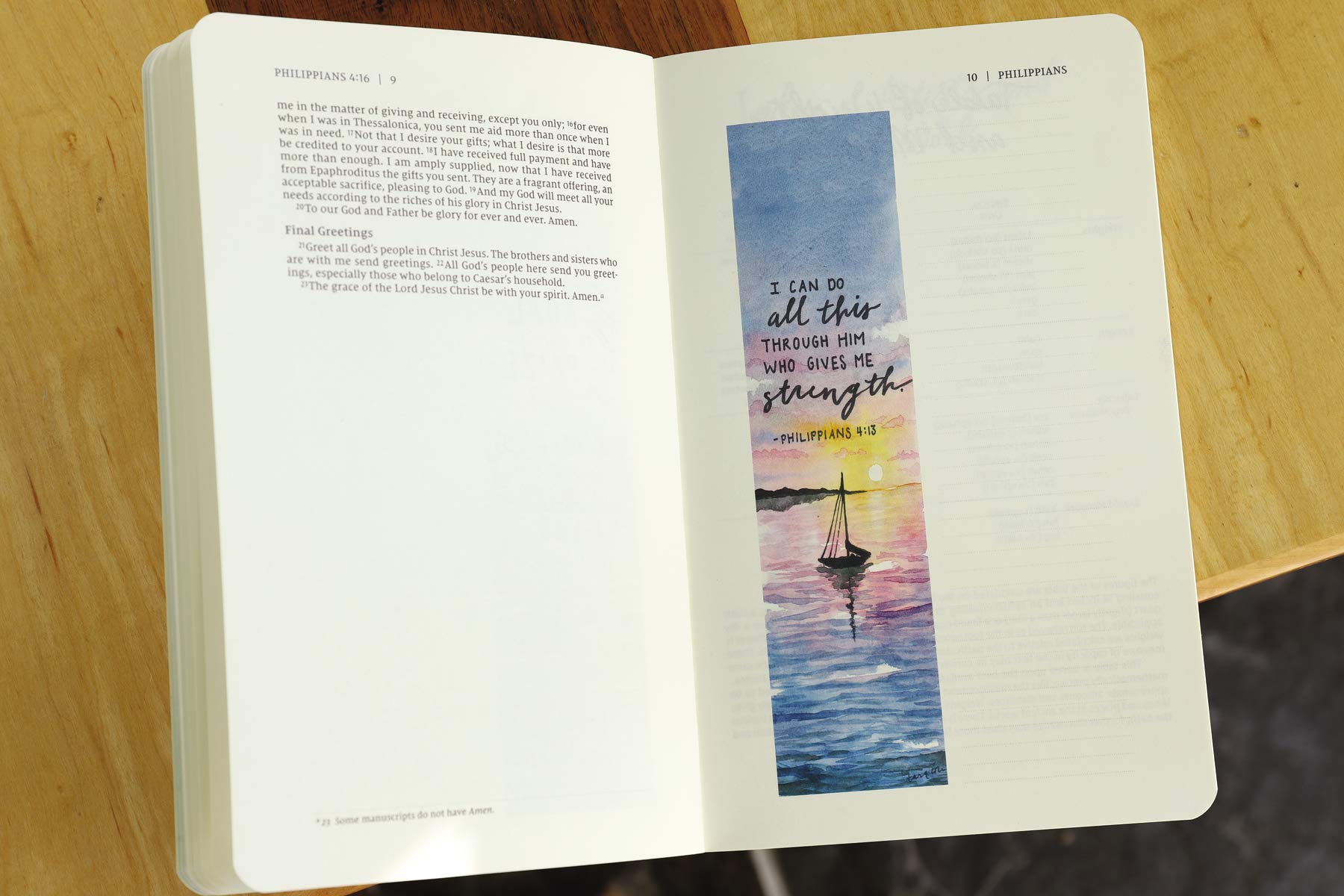 NIV, Beautiful Word Bible Journal, Philippians, Paperback, Comfort Print - Image 6