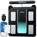 Masmssm Scale for Body Weight 8 Electrodes Digital Bathroom Scale with Handle Display & 28 Body Datas Dual Frequency BIA Measurement Smart Weight Scale Compatible with iOS & Android gallery image