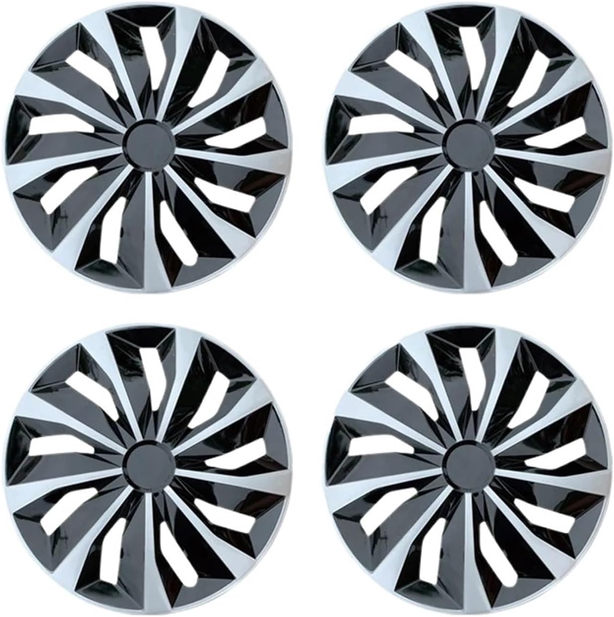 4PCS Universal Wheel Cover Hubcap R14 R15 R16 Inch Replacement Hub Caps Wheel Rim Cover Snap On SUV Truck PP Tire Accessories