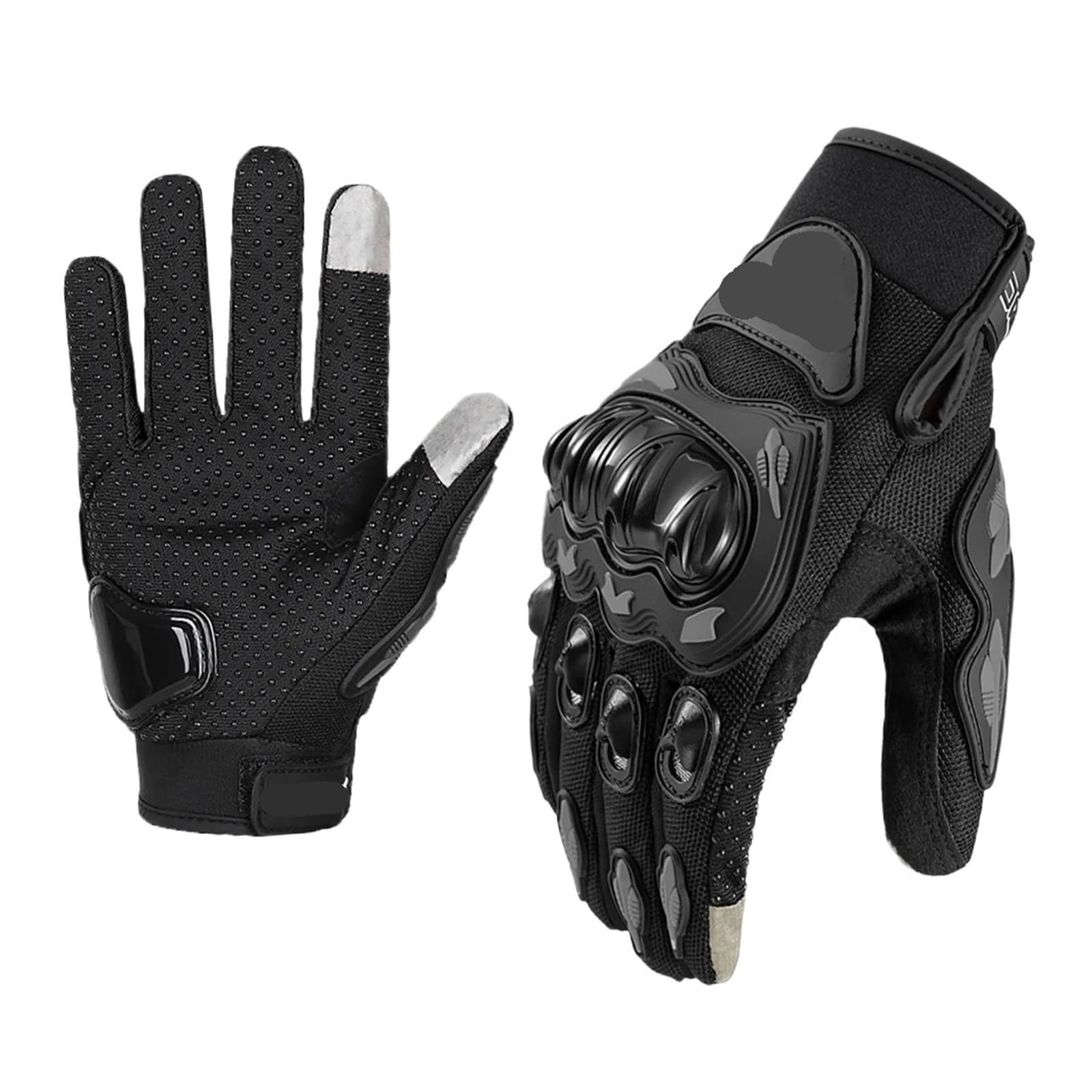 Genérico Guantes de Moto con Dedos completos