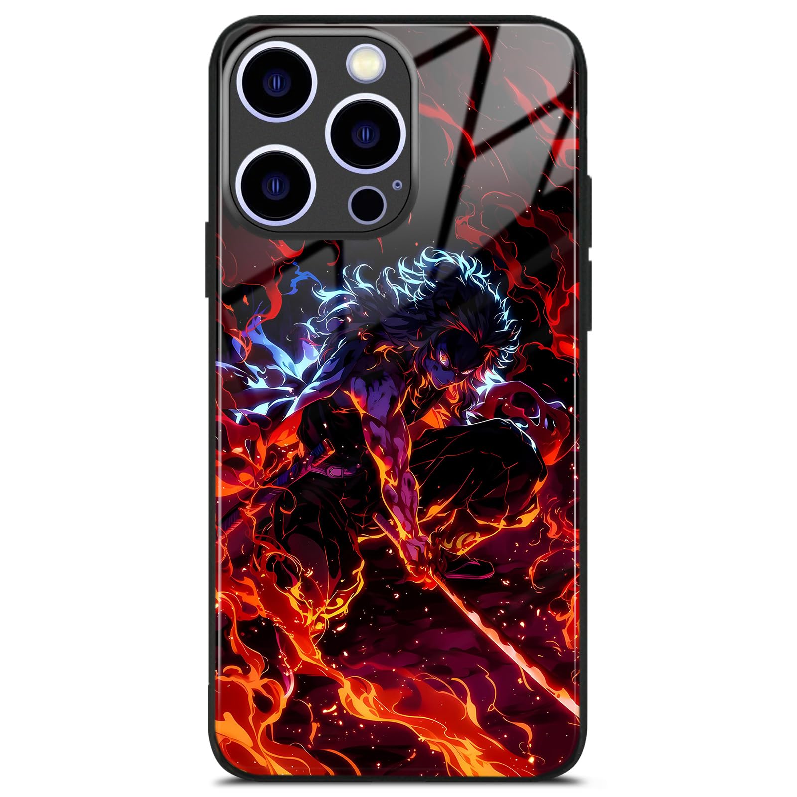 Amazon.com: Anime for iPhone 17 Pro Max Glass Black Case, Stylish