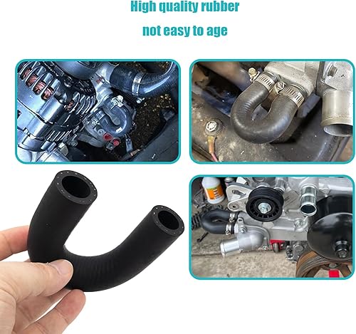 Miniatura 3 de 551699 Manguera de derivación de núcleo de calentador con 2 abrazaderas para motor de la serie LS o LT (extremo de 58 pulgadas y extremo de 34