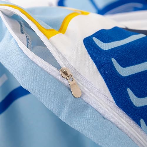 Miniatura 66 de Cartoon Cat Comforter Cover Set - Queen Size, Gradient Line Cat Bedding Set with Zipper for Kids Teens Boys Girls Adult Room Decor - 1 Quilt Cover 2