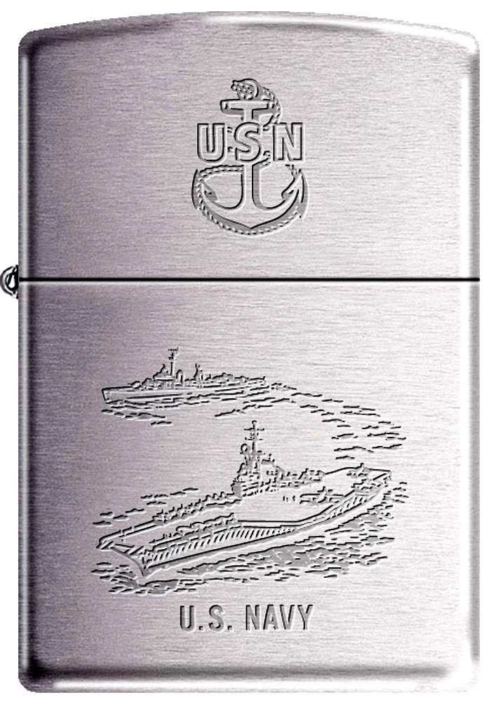 Zippo USN Navy Carrier Destroyer Military Zippo Lighter