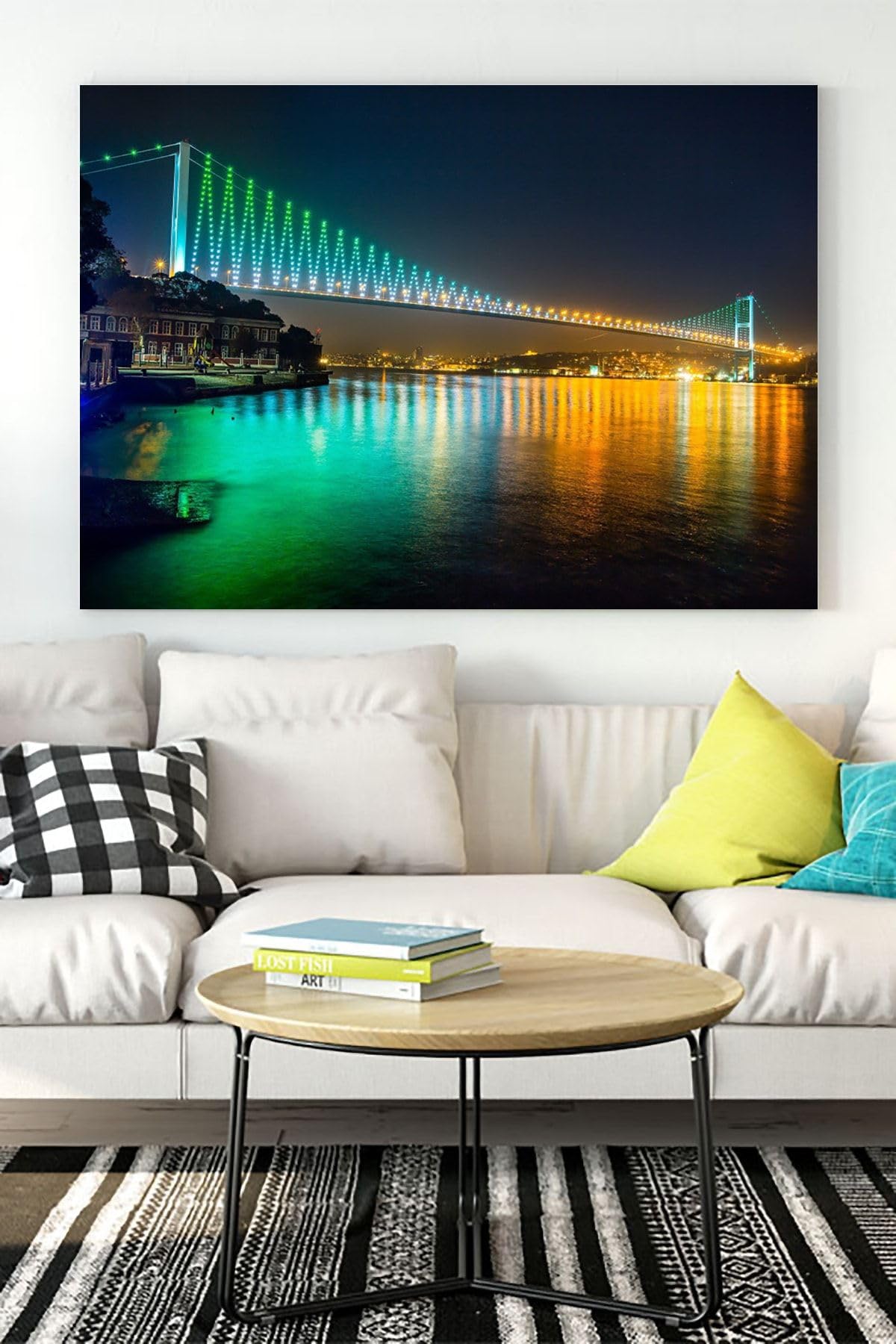 Postermanya (pster18160) Istanbul Boğazı Manzara Kanvas Tablo 2 21 x 30