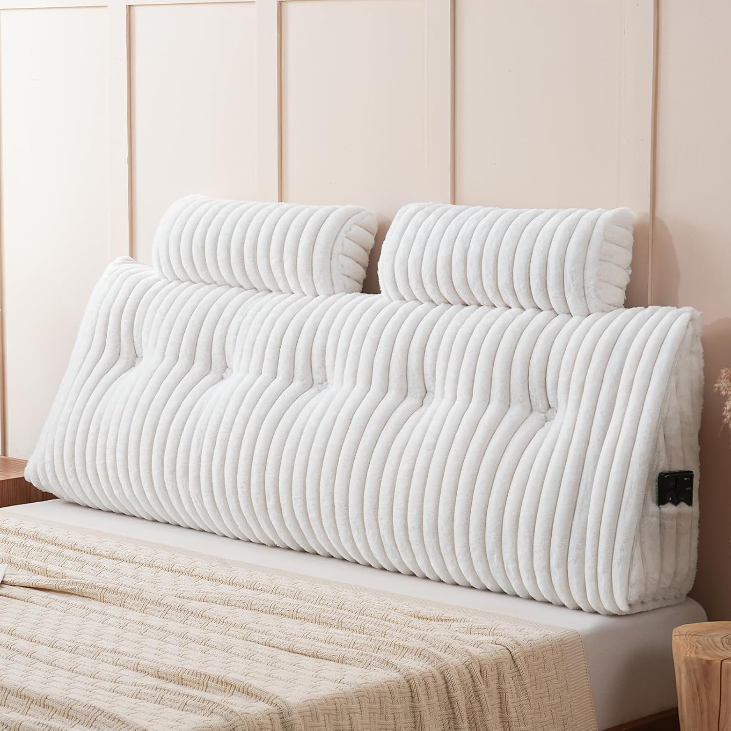 YOUR MOON Large Wedge Headboard Pillow Queen...