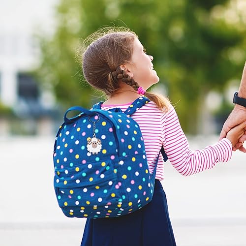 Miniatura 4 de Whaline 73 piezas de recuerdos de fiesta de baby shower, incluyen llaveros de animales de granja, etiquetas de papel kraft de agradecimiento con