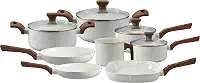 Mimo Style, Conjunto de 8 Panelas Pratic Cook Marmol Compatível com Fogão por Indução