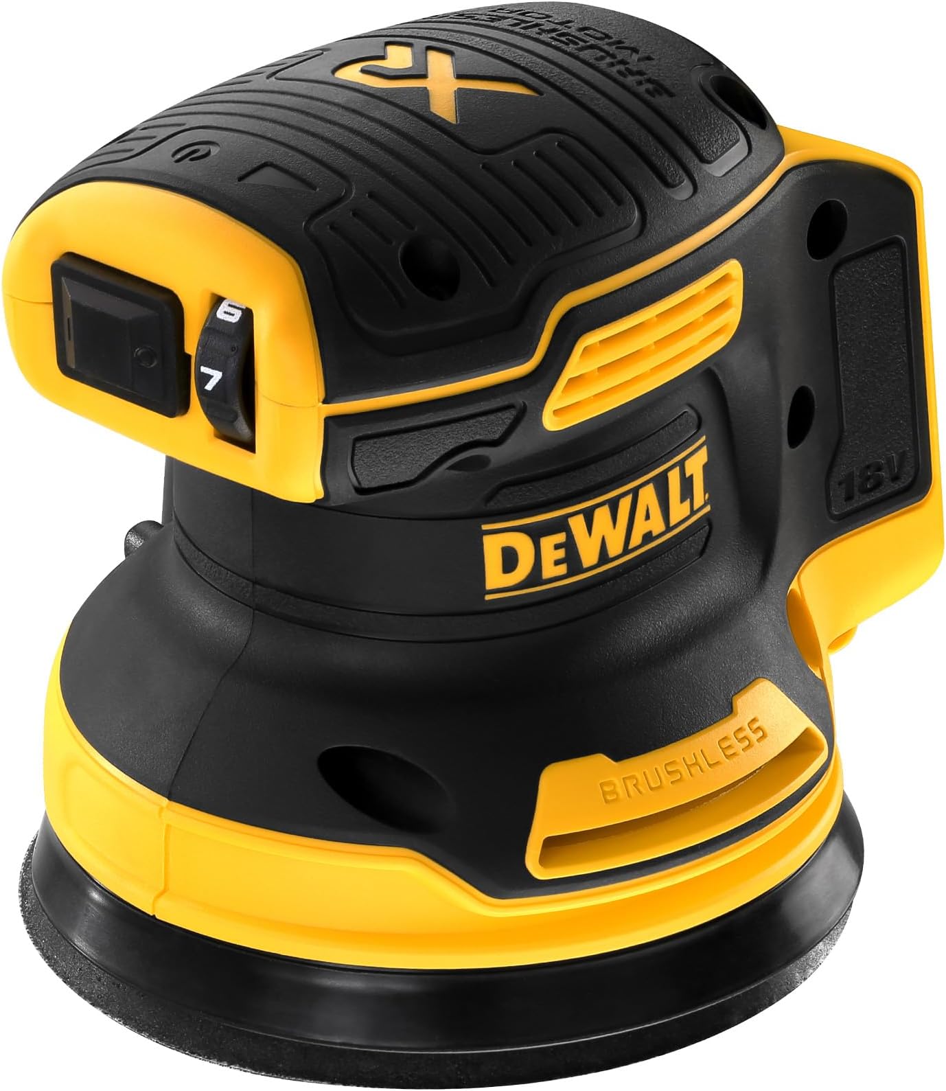 18V XR Brushless 125mm Sander, Tool Only, DCW210N-XJ