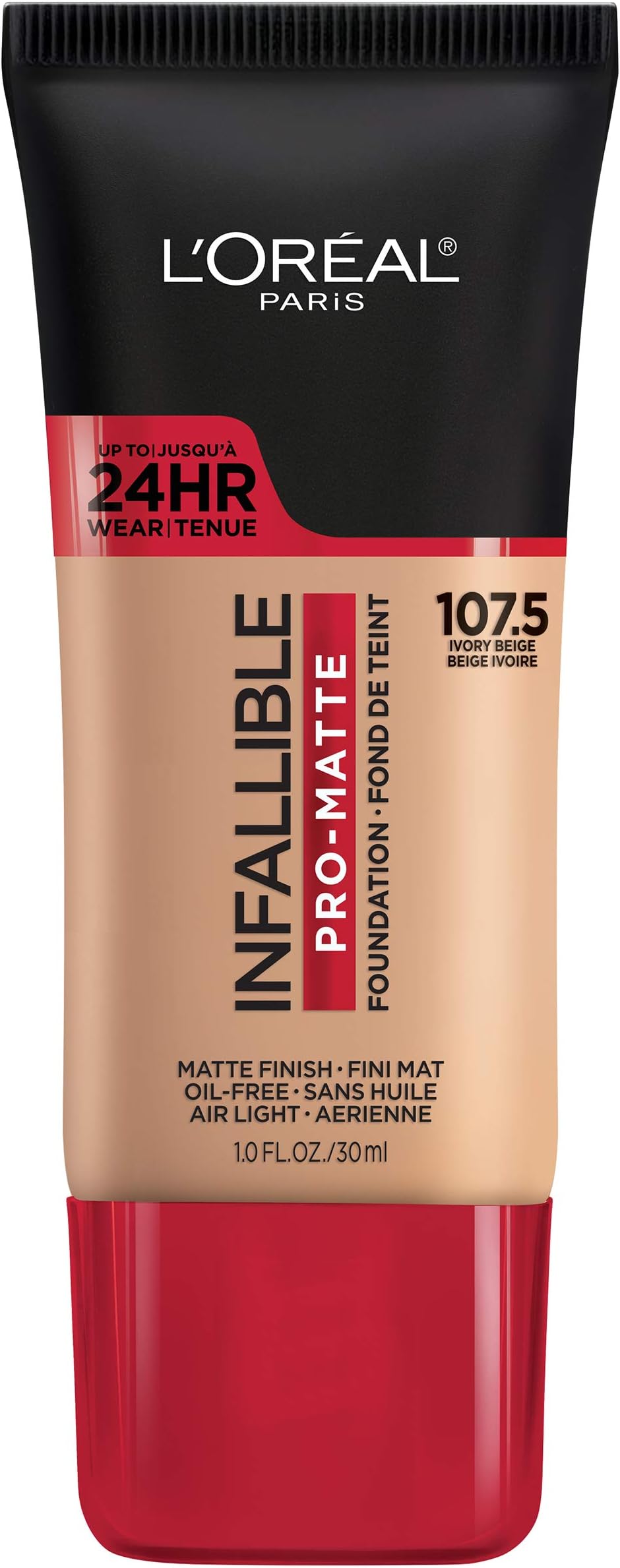 Cosmetics Makeup Infallible Pro-Matte Liquid Longwear Foundation, Ivory Beige, 1 fl oz