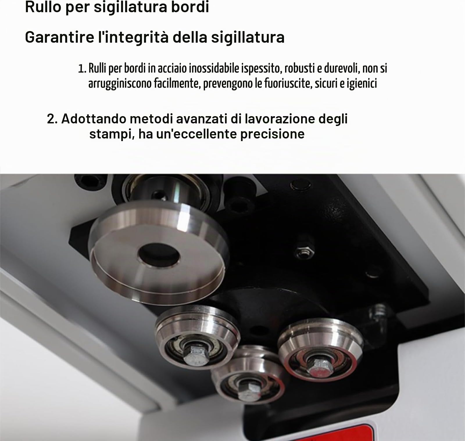 Sigillante automatico per lattine con portabicchieri in acciaio inossidabile, macchina commerciale di tenuta a più altezze per negozi di tè al latte, ideale per casa, bar, ristoranti e negozi di