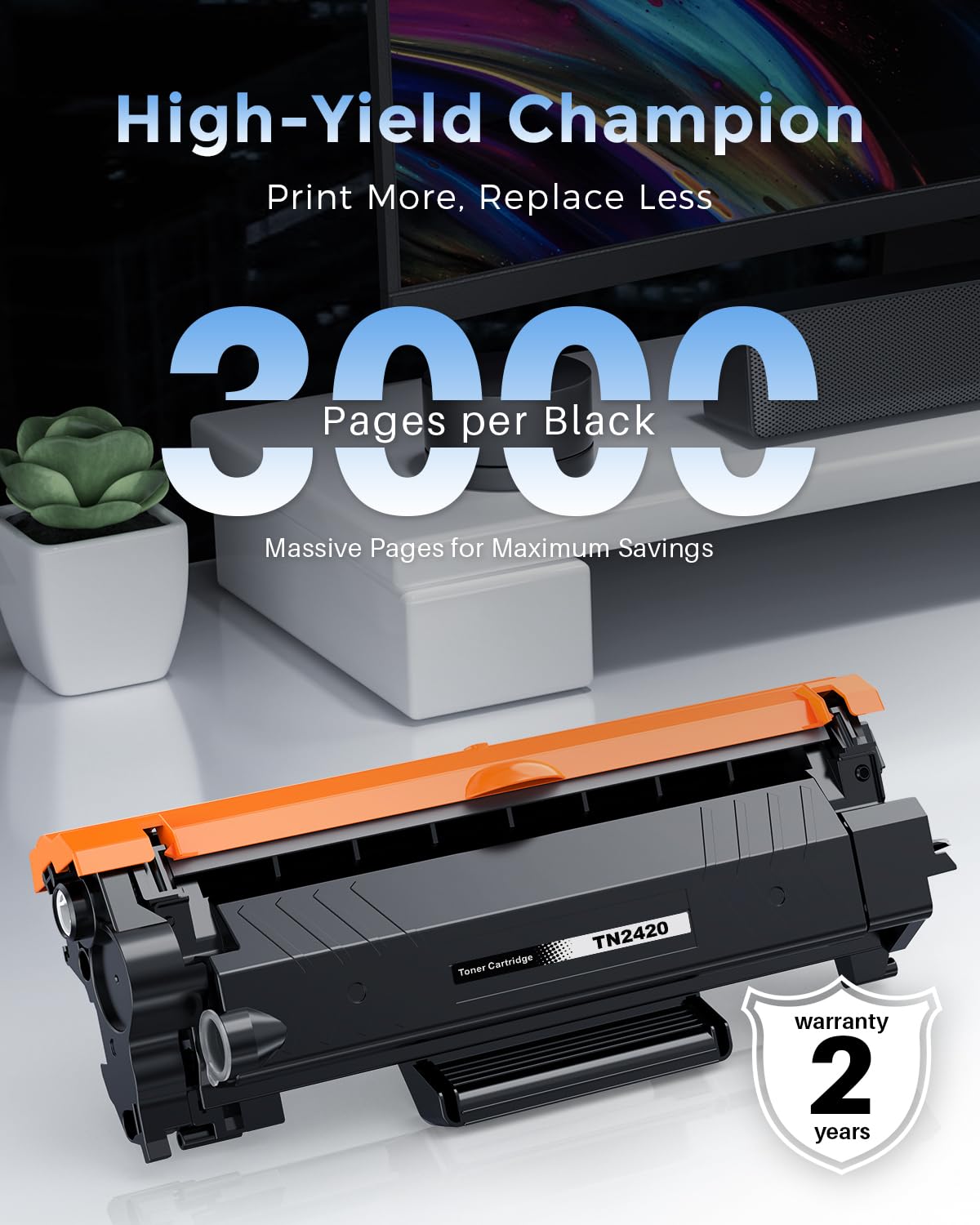1 x Toner TN2420 TN2410 e 1 x Tamburo DR2400 compatibili per Toner Brother TN-2420 TN2410 TN-2410 per Brother MFC L2710DW HL-L2350DW MFC-L2710DN HL-2310D DCP-L2530DW MFC-L2730DW (Confezione da 2 1 x Toner TN2420 TN2410 e 1 x Tamburo DR2400 compatibili per Toner Brother TN-2420 TN2410 TN-2410 per Brother MFC L2710DW HL-L2350DW MFC-L2710DN HL-2310D DCP-L2530DW MFC-L2730DW (Confezione da 2