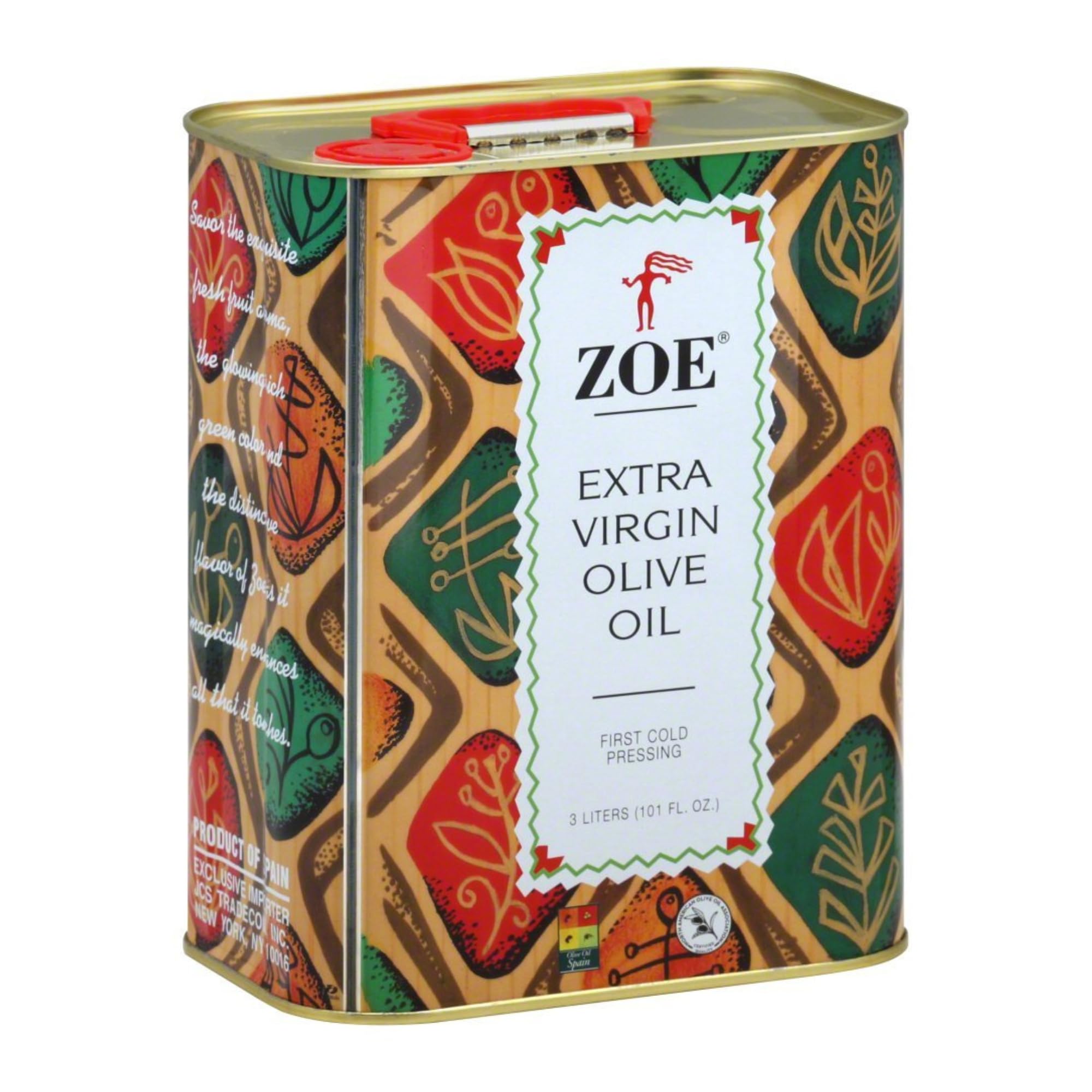 Amazon.com : ZOE Extra Virgin Olive Oil 3L (101.4 fl oz) | Freshly