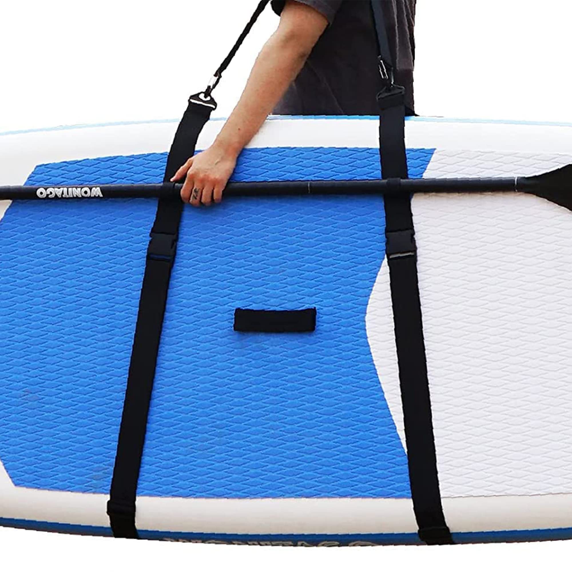 LINGVUMSUP Paddle Board Carry Strap, Adjustable Heavy-Duty Paddle Board Carrier Storage Sling for Paddleboards, Surfboards, Longboards,Canoe and Kayaks