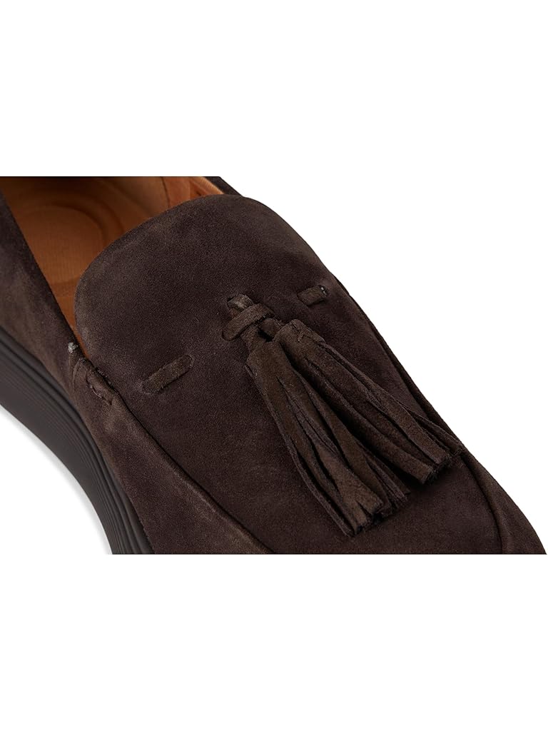 Brown FitFlop iQ-Comff Tassel Suede Loafers